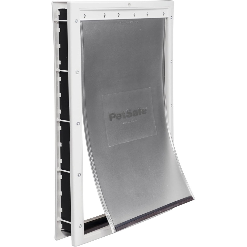 PetSafe LARGE Doggie Door – Plastic Pet Door w/ Closing Panel Up to 100 lbs